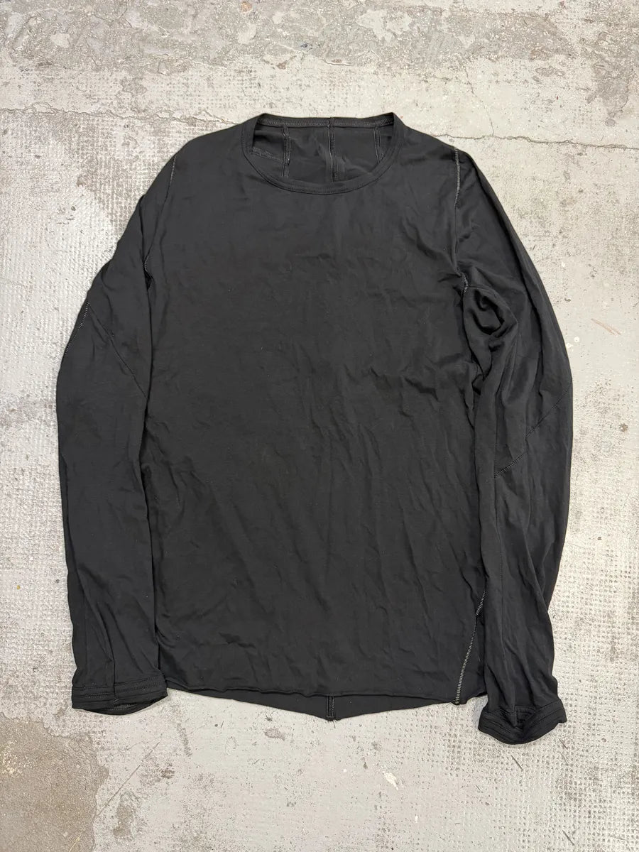 Isaac Sellam Zippyhood Molleton Black Longsleeves T-Shirt SgrxRPe 2