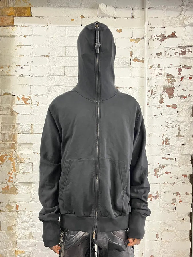 Isaac Sellam Zippyhood Molleton Plomb Zip Sweater AdrACSL 2
