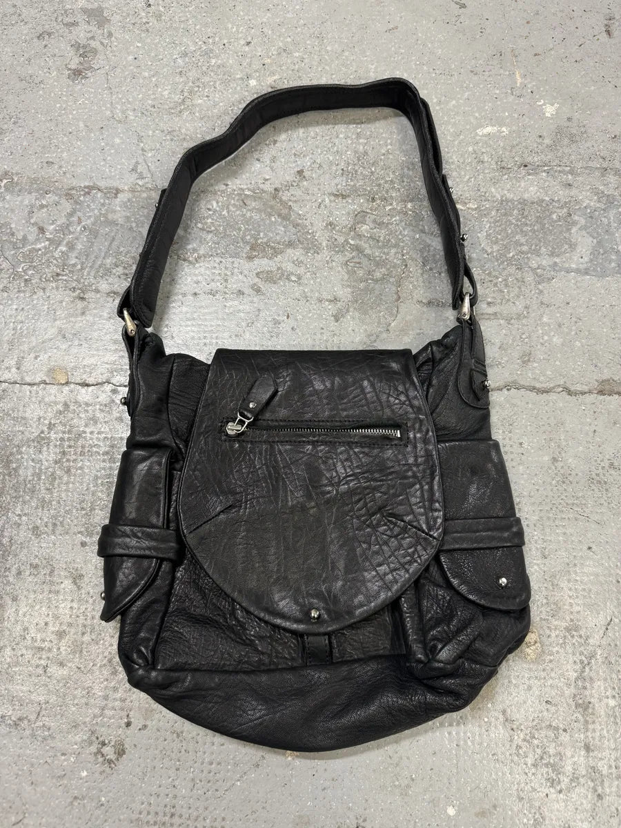 Isabel Marant Black Bubble Leather Shoulder Bag (OS) DDjfvll 0