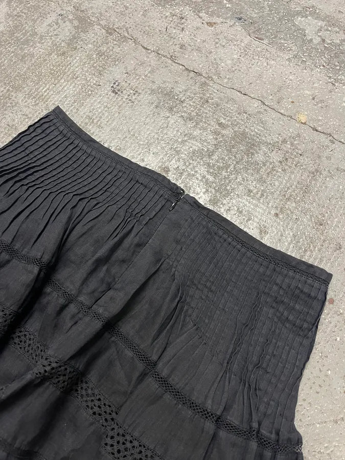 Isabel Marant Black Pleats Skirt ocvgylL 3