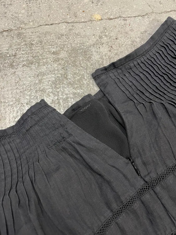 Isabel Marant Black Pleats Skirt ocvgylL 4