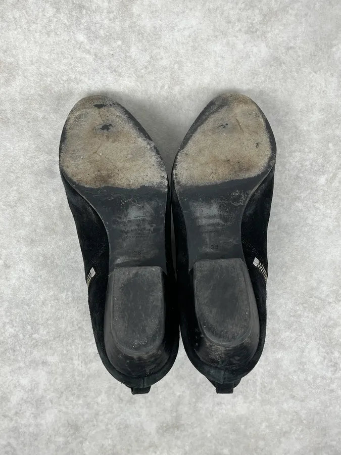 Isabel Marant Black Suede Leather Boots NTzOYhI 6