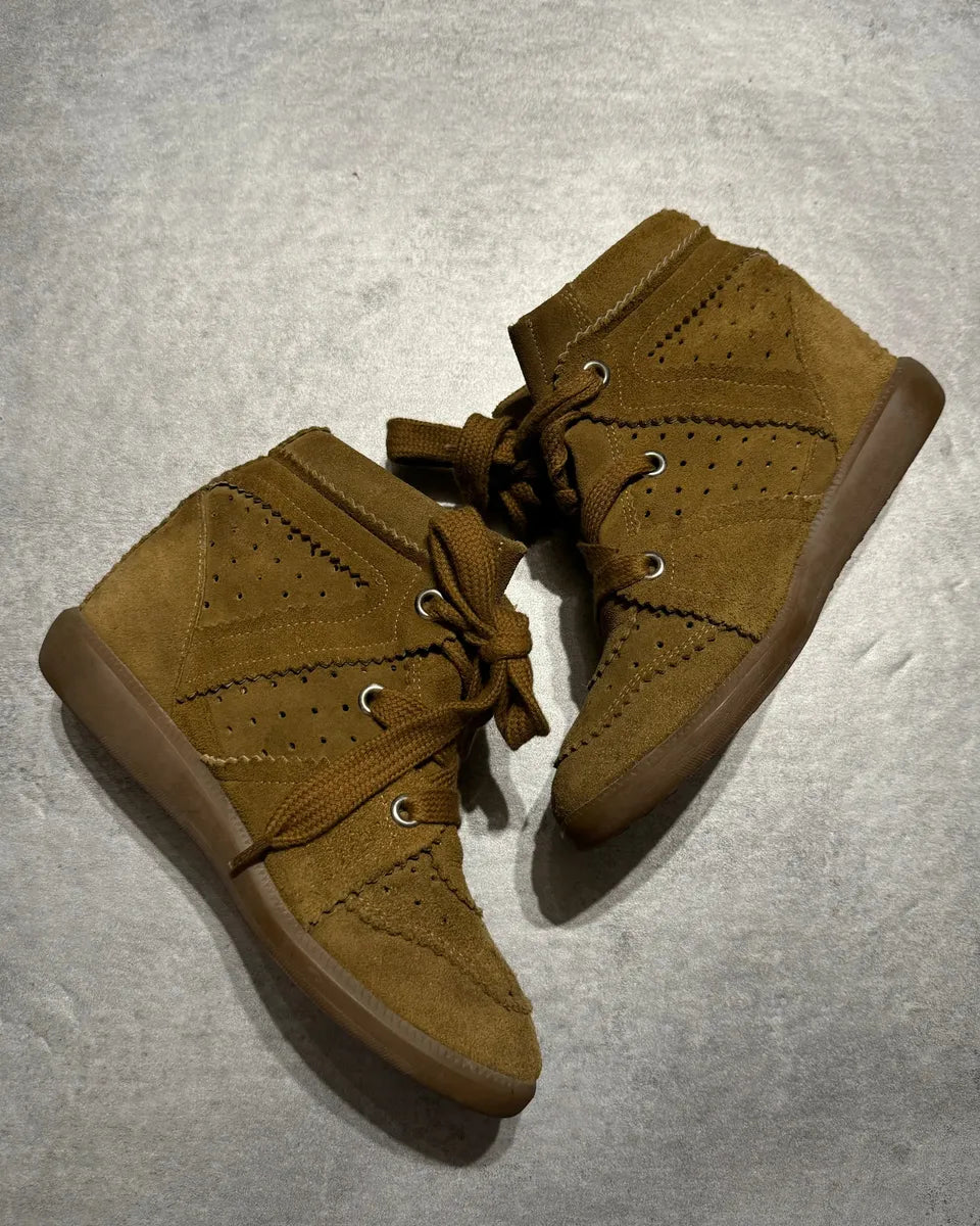 Isabel Marant Etoile Camel Taupe Bobby High Shoes (37eu/us5) 1