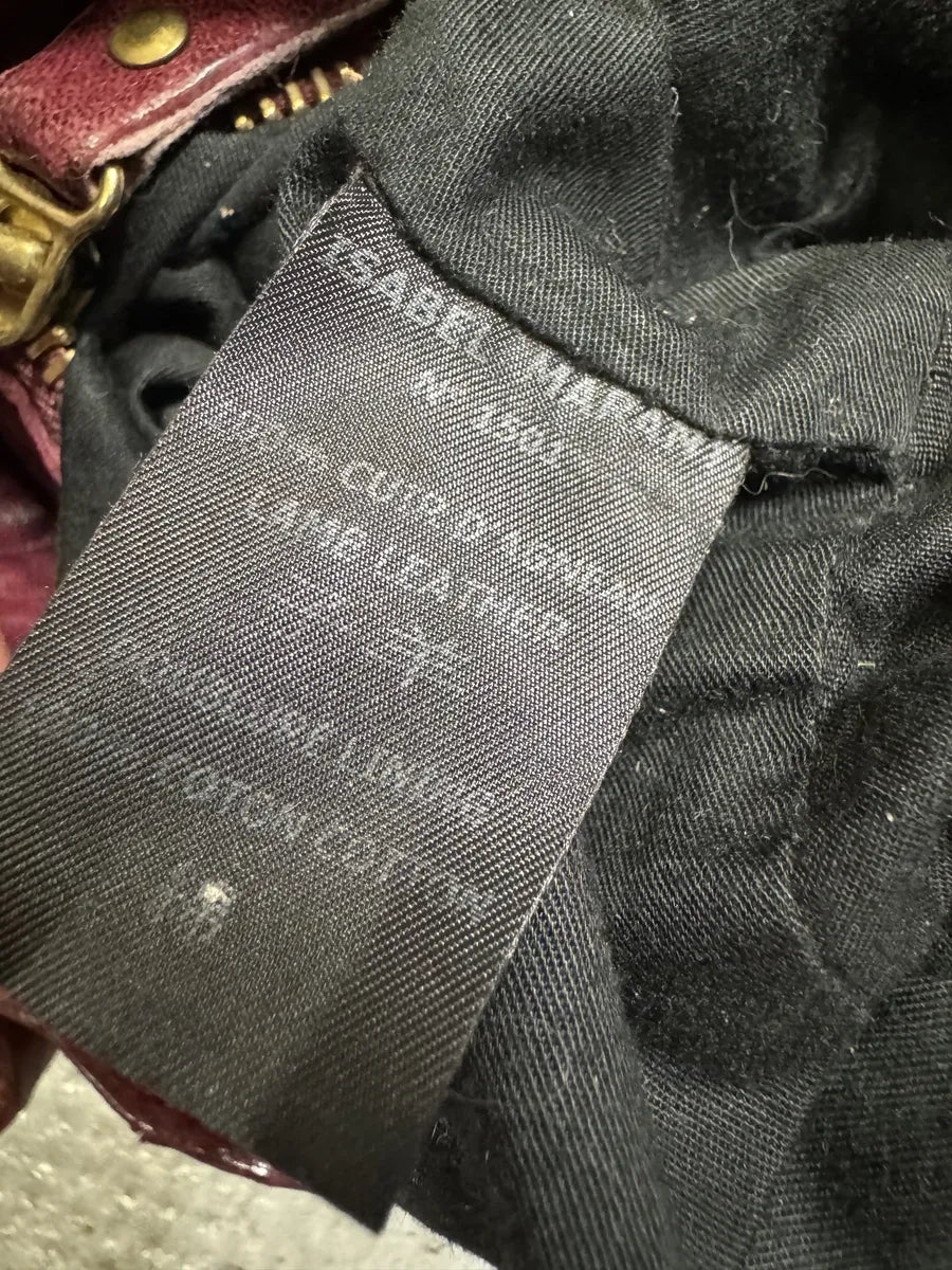 Isabel Marant Gipsy Red Grained Leather Shoulder Bag aNhmwlP 12