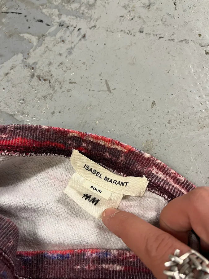 Isabel Marant H&M Red Disorder Sweater JPgOjFk 5