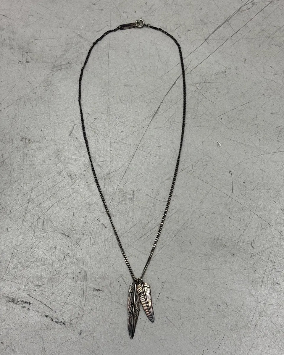 Isabel Marant Metal Double Feather Necklace CPYKKpq 0