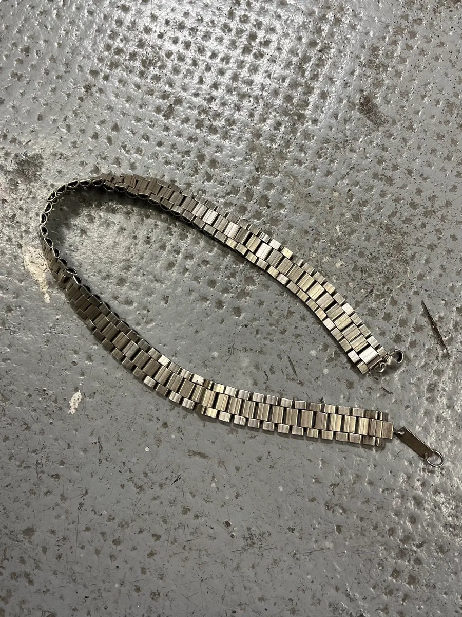 Isabel Marant Silver Steel Chain Bracelet (OS) cpsmeqn 1
