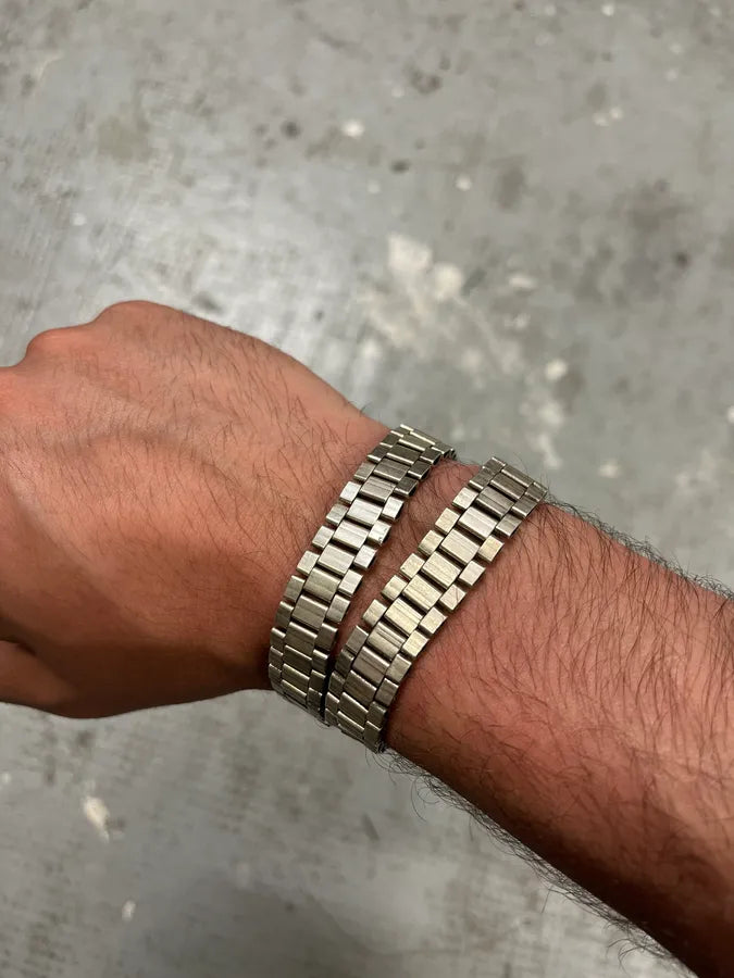 Isabel Marant Silver Steel Chain Bracelet (OS) cpsmeqn 3