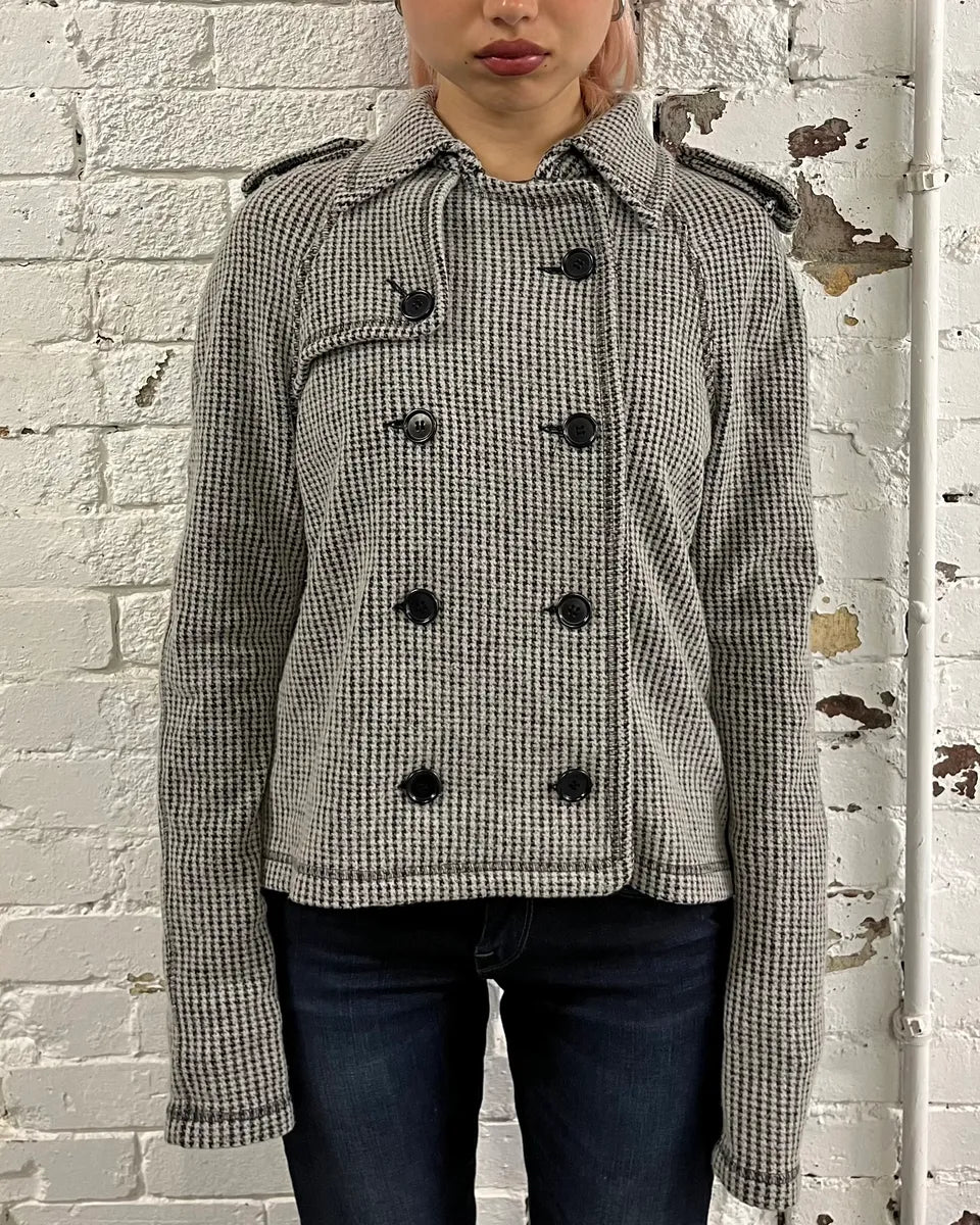 Isabel Marant Étoile Grey Wool Double-Breasted Blazer Jacket uHOppmT 0