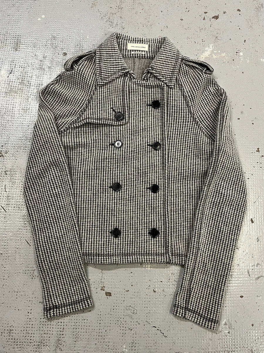 Isabel Marant Étoile Grey Wool Double-Breasted Blazer Jacket uHOppmT 3