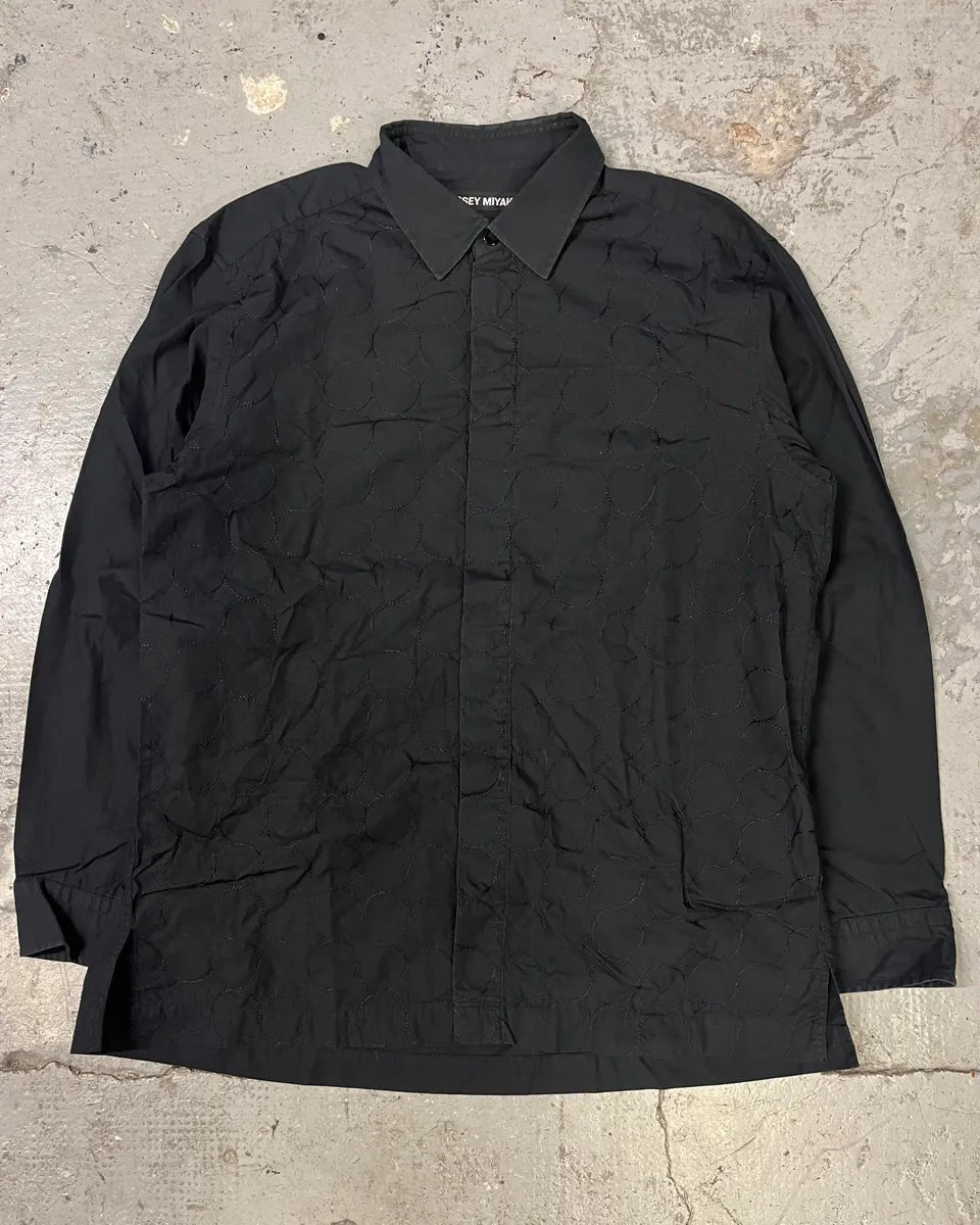 Issey Miyake Black Circle Shirt (M) FkURCYm 0