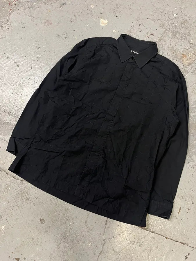 Issey Miyake Black Circle Shirt (M) FkURCYm 3