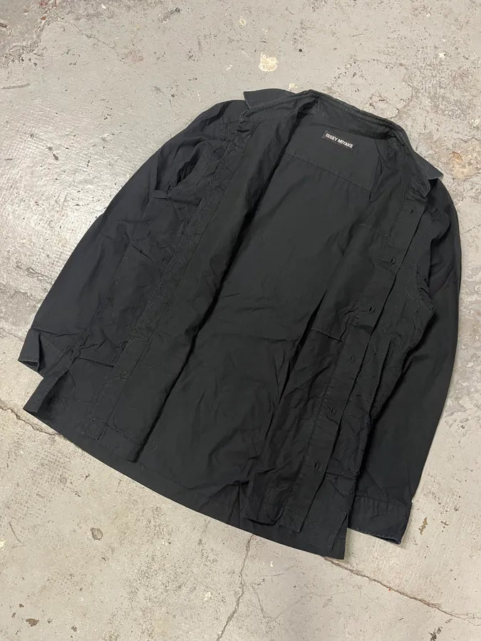 Issey Miyake Black Circle Shirt (M) FkURCYm 4