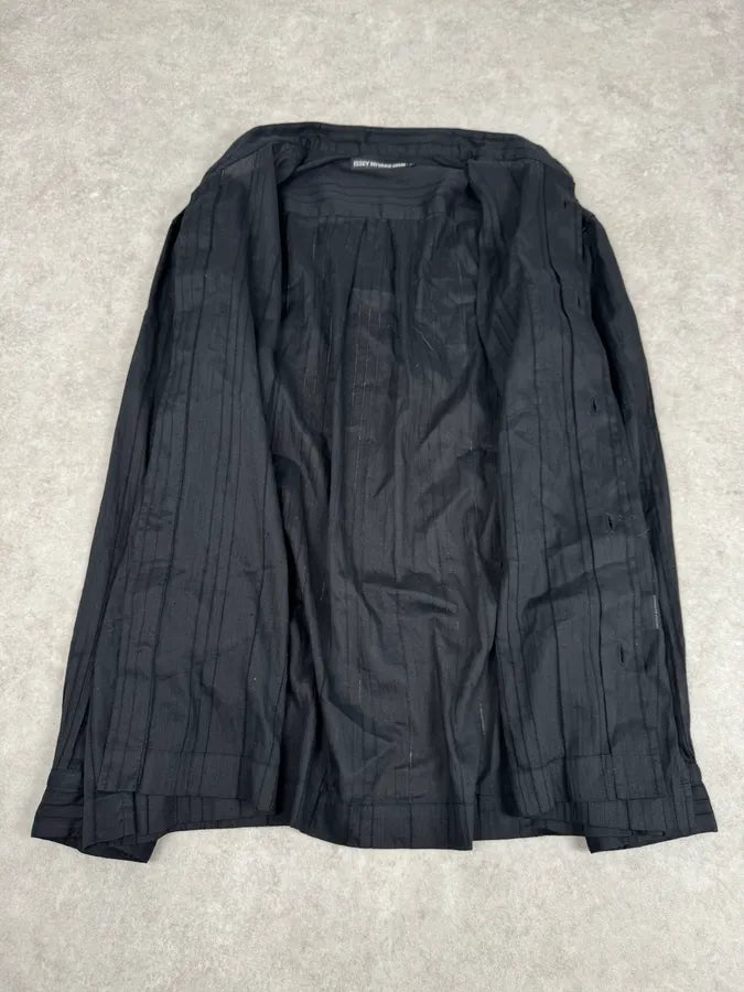 Issey Miyake Black Lined Light Mao Shirt KYVZjsL 7