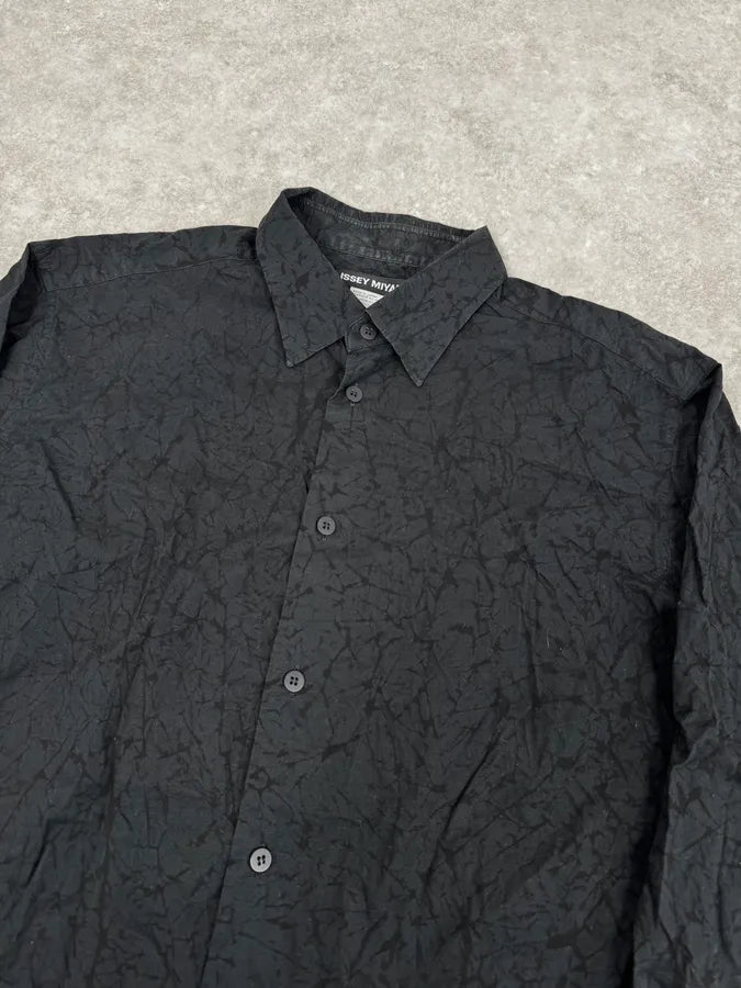 Issey Miyake Black Minimalist Shirt  acnsifa 4