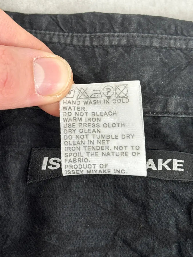 Issey Miyake Black Minimalist Shirt  acnsifa 8