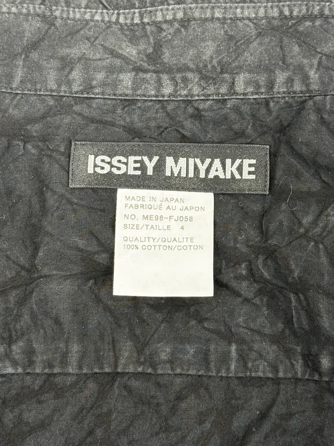 Issey Miyake Black Minimalist Shirt  acnsifa 7