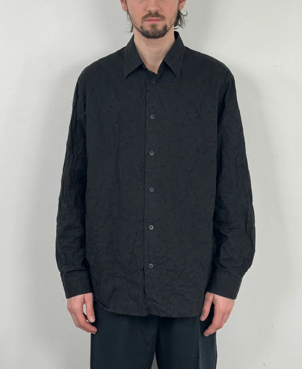 Issey Miyake Black Minimalist Shirt  acnsifa 0