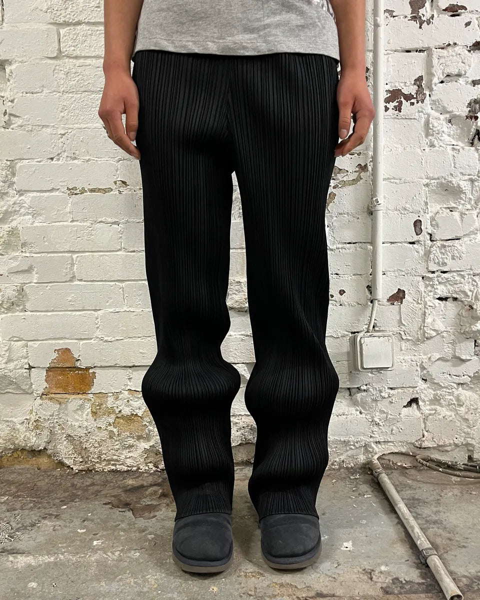 Issey Miyake Black Pleats Pants AosLhUx 0