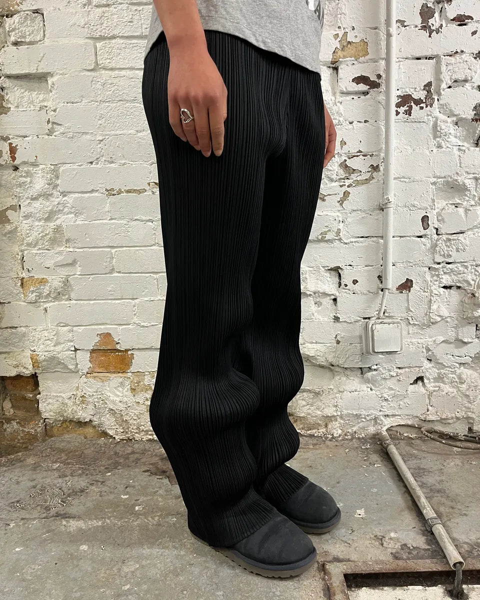 Issey Miyake Black Pleats Pants AosLhUx 1