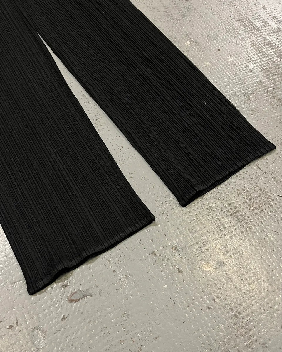 Issey Miyake Black Pleats Pants AosLhUx 6
