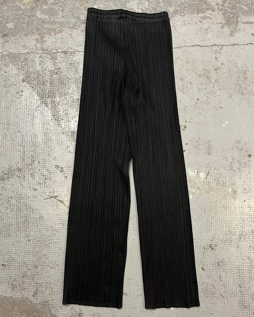 Issey Miyake Black Pleats Pants AosLhUx 7