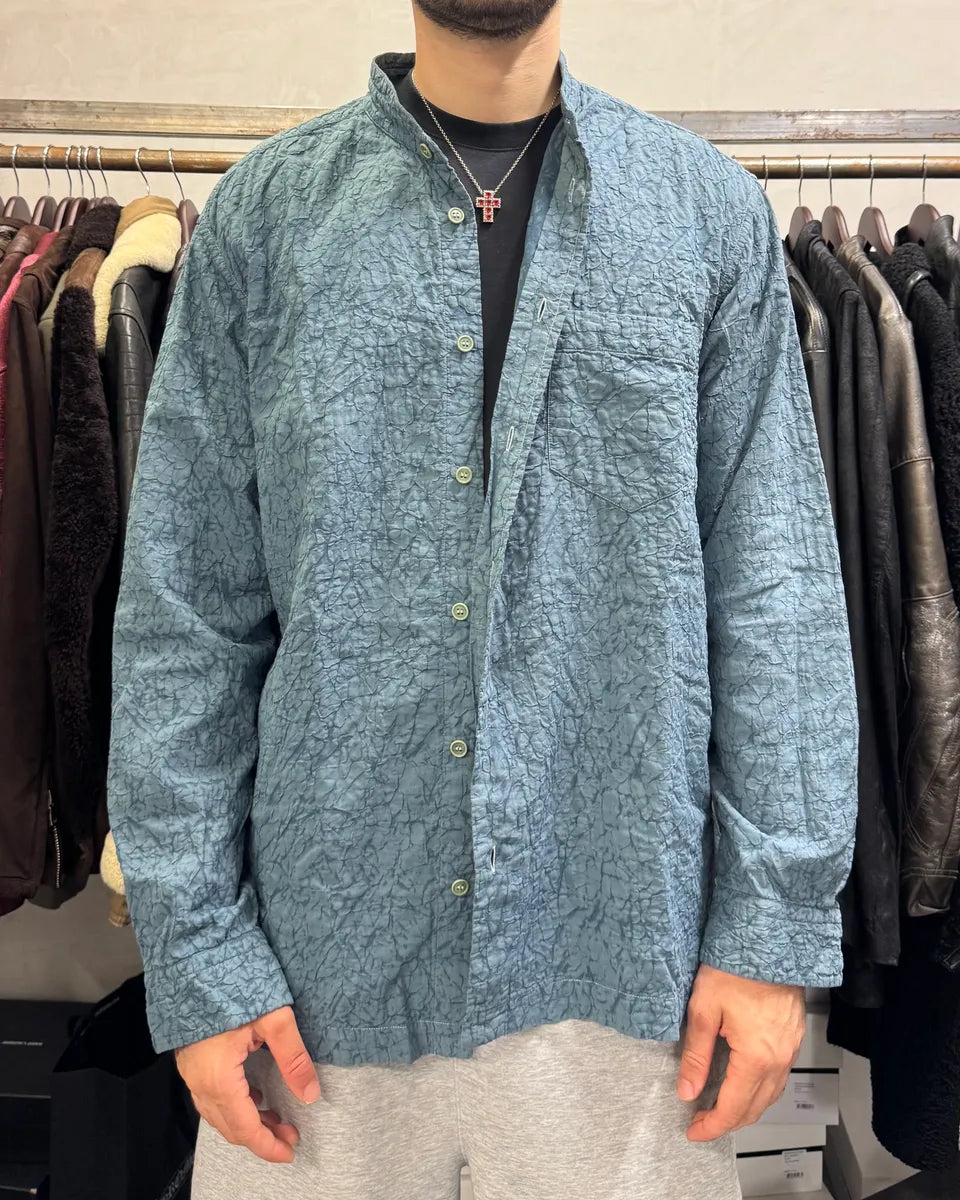 Issey Miyake Blue Mao Abstract Shirt OcrSUxj 0