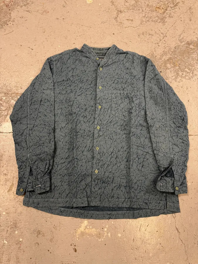 Issey Miyake Blue Mao Abstract Shirt OcrSUxj 1