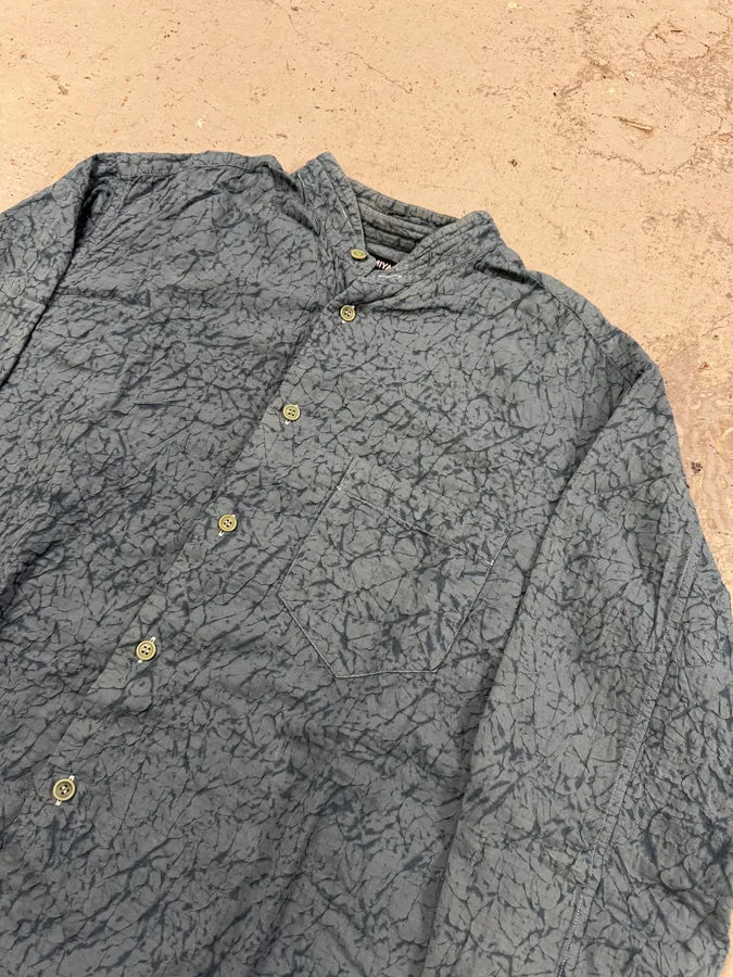 Issey Miyake Blue Mao Abstract Shirt OcrSUxj 3