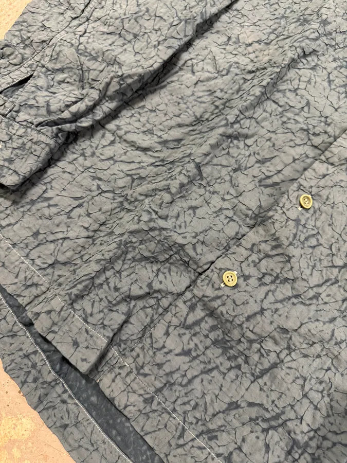 Issey Miyake Blue Mao Abstract Shirt OcrSUxj 4