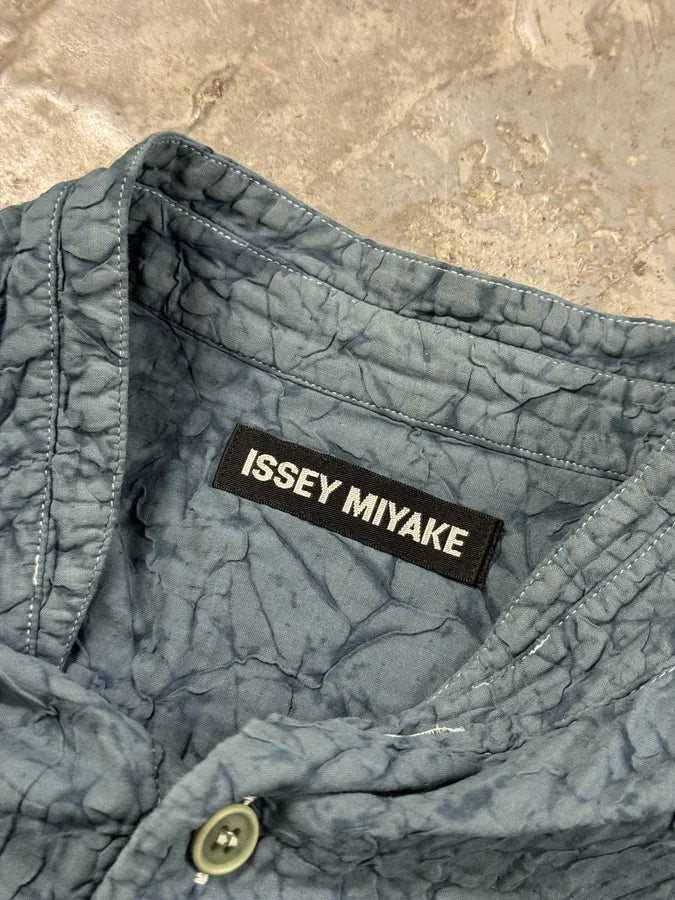 Issey Miyake Blue Mao Abstract Shirt OcrSUxj 7