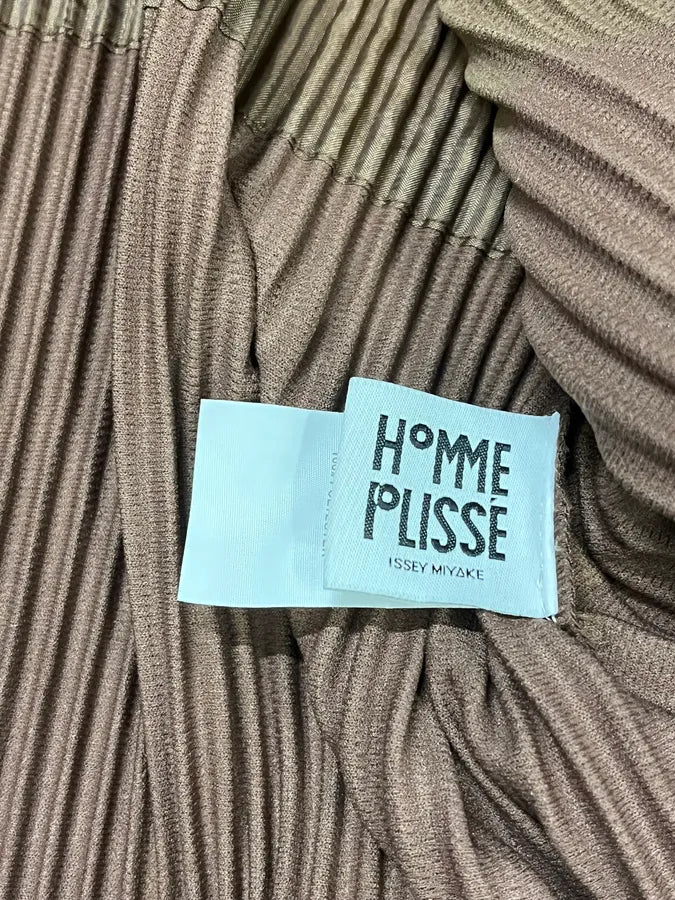 Issey Miyake Brown Plissed Jacket nOTsqRP 11