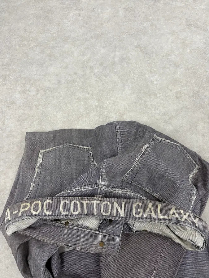 Issey Miyake Grey Signature Denim Jeans dgVDOpP 9