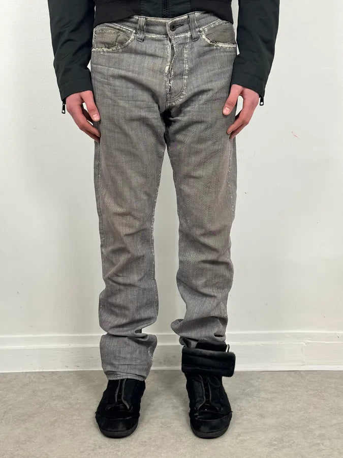 Issey Miyake Grey Signature Denim Jeans dgVDOpP 1