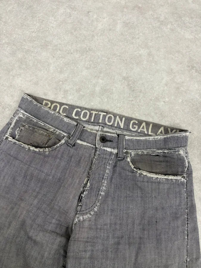 Issey Miyake Grey Signature Denim Jeans dgVDOpP 4