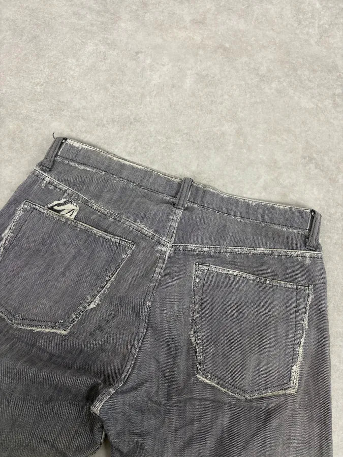 Issey Miyake Grey Signature Denim Jeans dgVDOpP 7