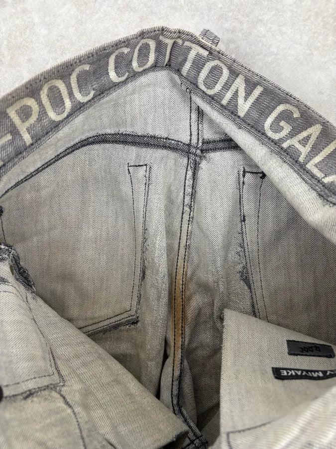 Issey Miyake Grey Signature Denim Jeans dgVDOpP 10