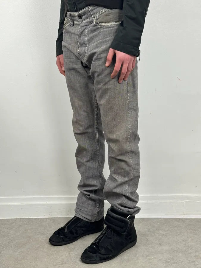 Issey Miyake Grey Signature Denim Jeans dgVDOpP 2
