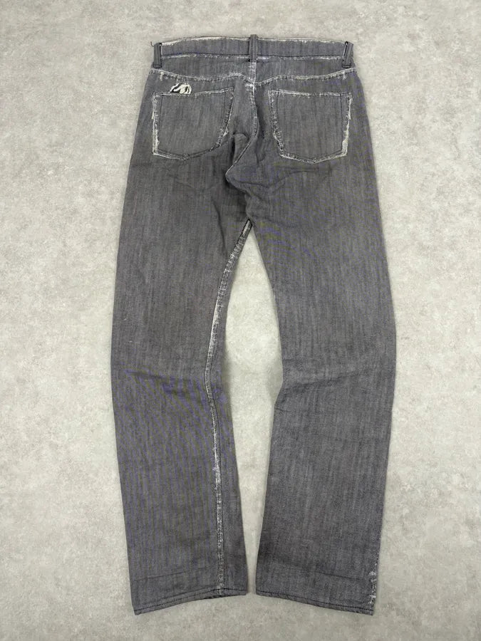 Issey Miyake Grey Signature Denim Jeans dgVDOpP 5