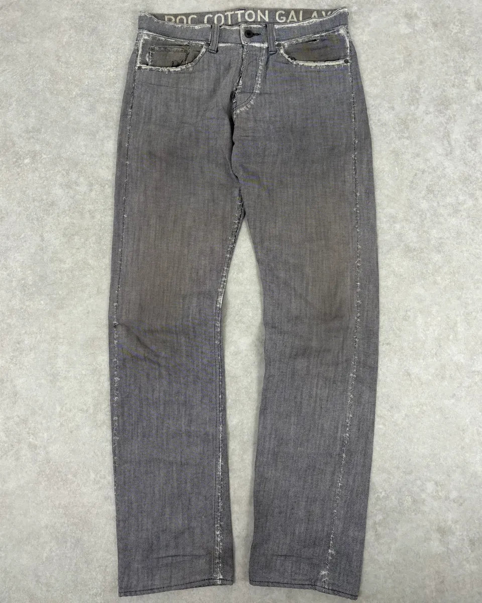 Issey Miyake Grey Signature Denim Jeans dgVDOpP 0