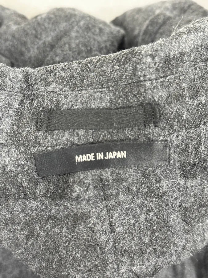 Issey Miyake Men Grey Wool Mozaic Blazer Jacket zNUJNIM 9