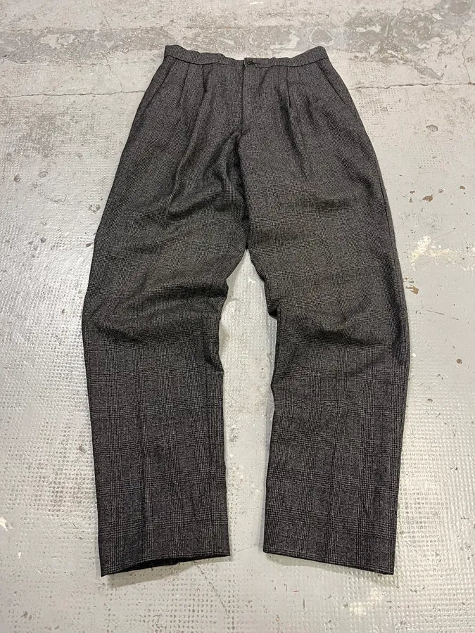 Issey Miyake Men Grey Wool Pants qppQQjG 0