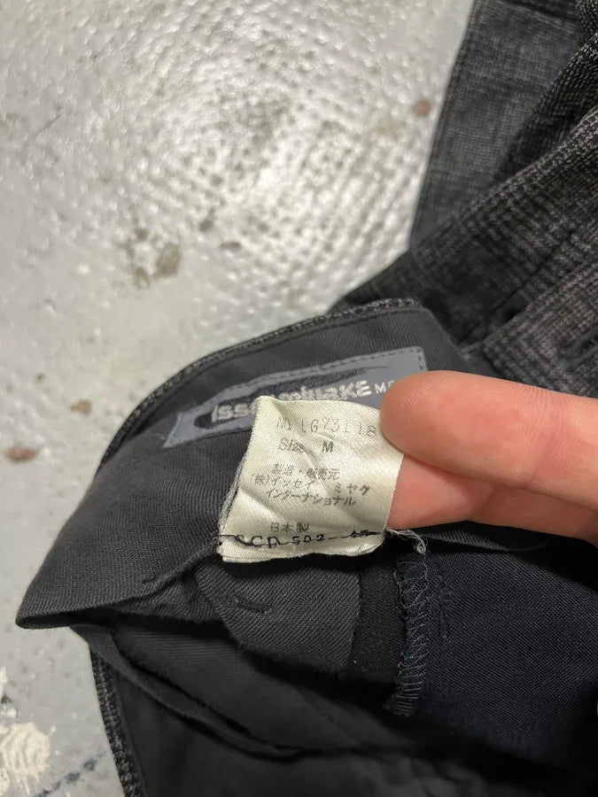 Issey Miyake Men Grey Wool Pants qppQQjG 10