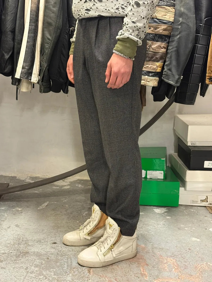 Issey Miyake Men Grey Wool Pants qppQQjG 2
