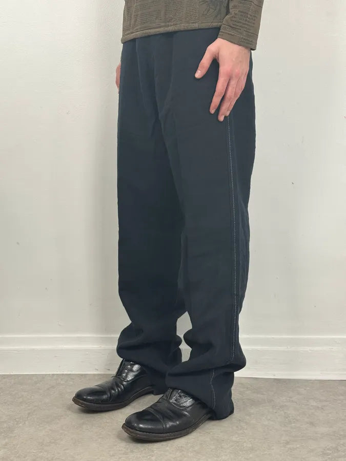 Issey Miyake Navy Linen Cozy Pants ohRqPmd 2