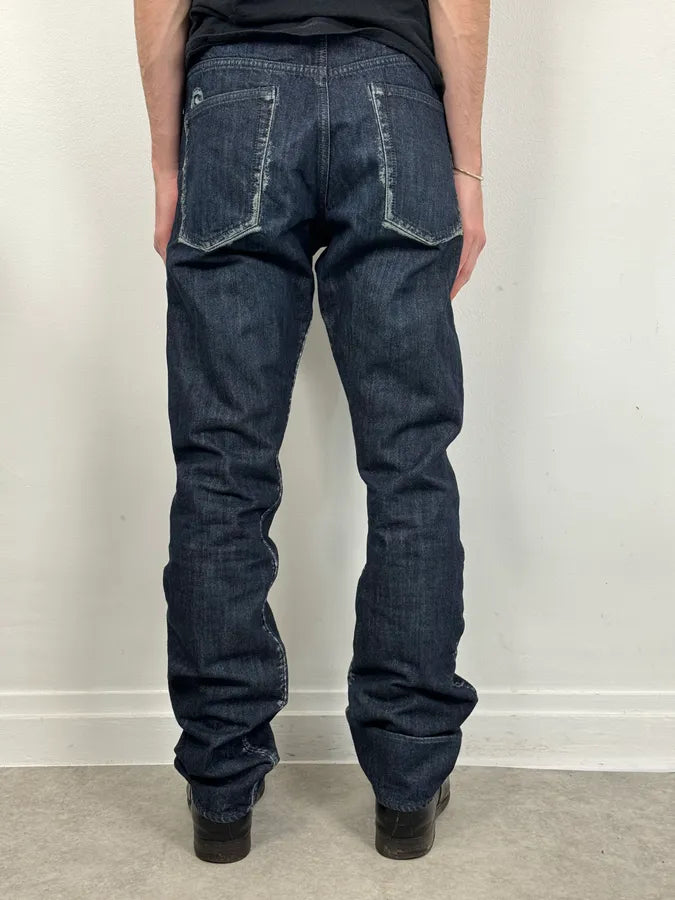 Issey Miyake Navy Signature Japanese Jeans  FluqrxD 3