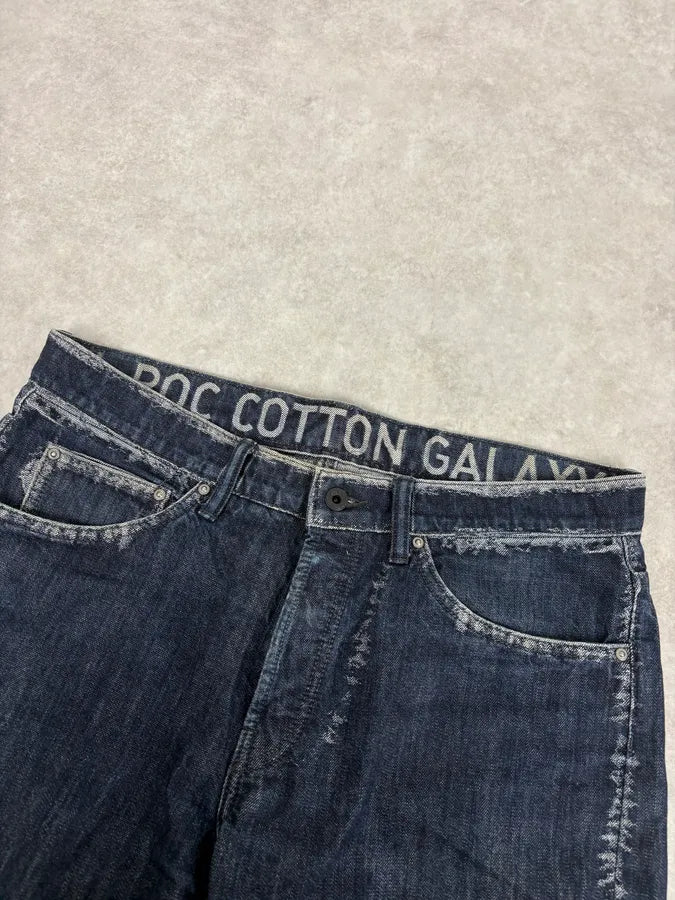 Issey Miyake Navy Signature Japanese Jeans  FluqrxD 4