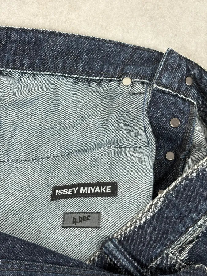 Issey Miyake Navy Signature Japanese Jeans  FluqrxD 7