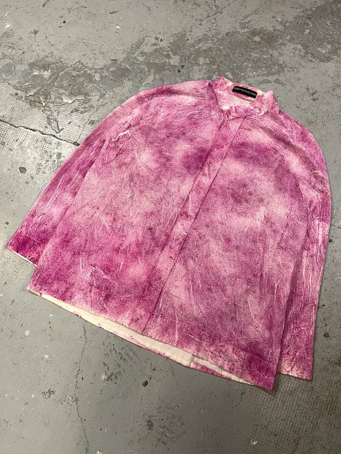 Issey Miyake Pink Textured Shirt OluxBta 4