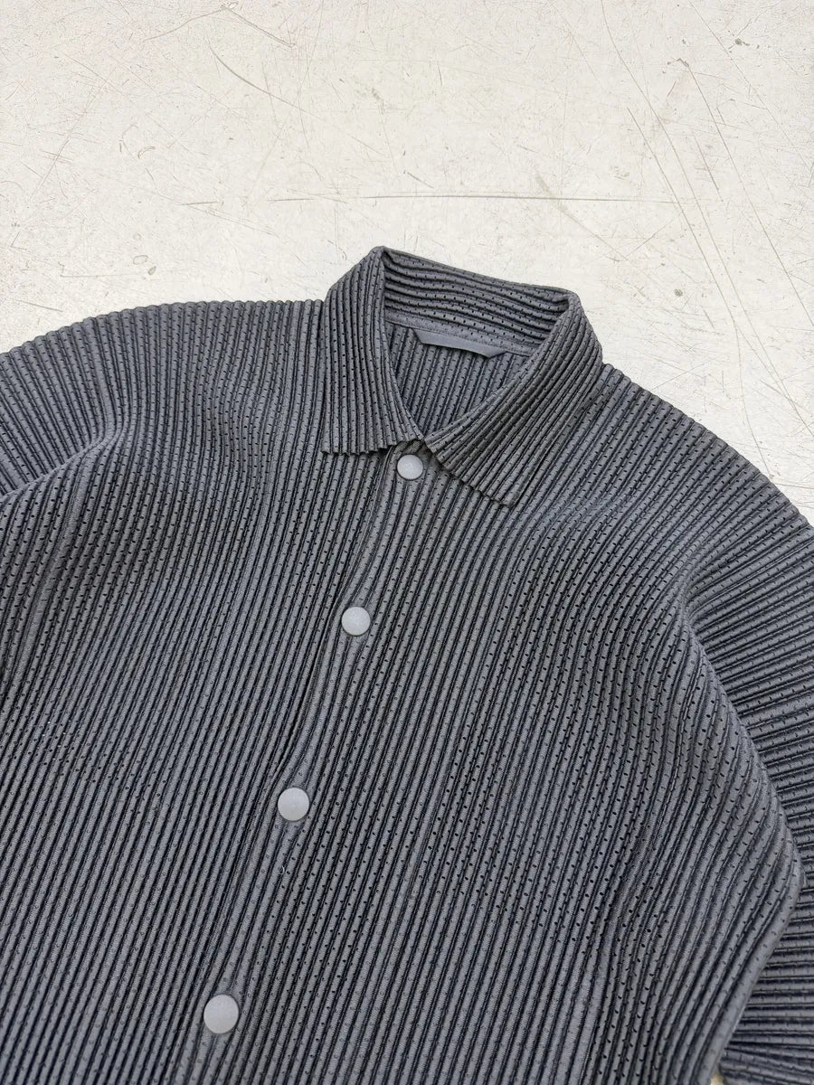Issey Miyake Pleats Black Japan Shirt TXoMwPl 12